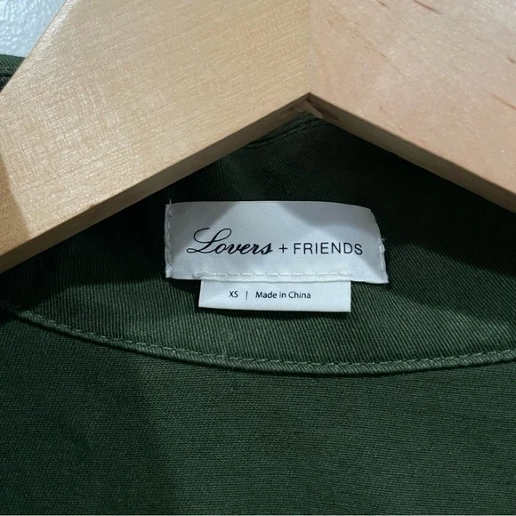Lovers + Freinds Monet Army Utility Jacket Green Size XS - Picture 6 of 8